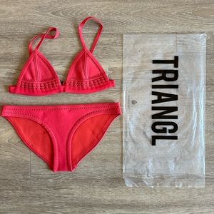 Red Triangl Bikini
